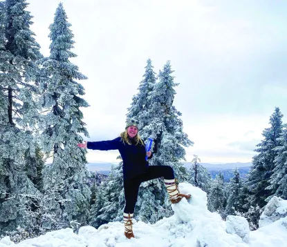 Jenna Thompson snowy Colorado mountain pic