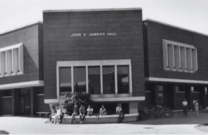 Jamrich Hall in the 1970's