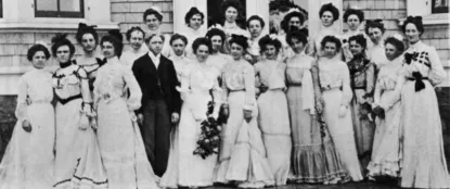 Members of the first Northern Normal School graduating class of 1902