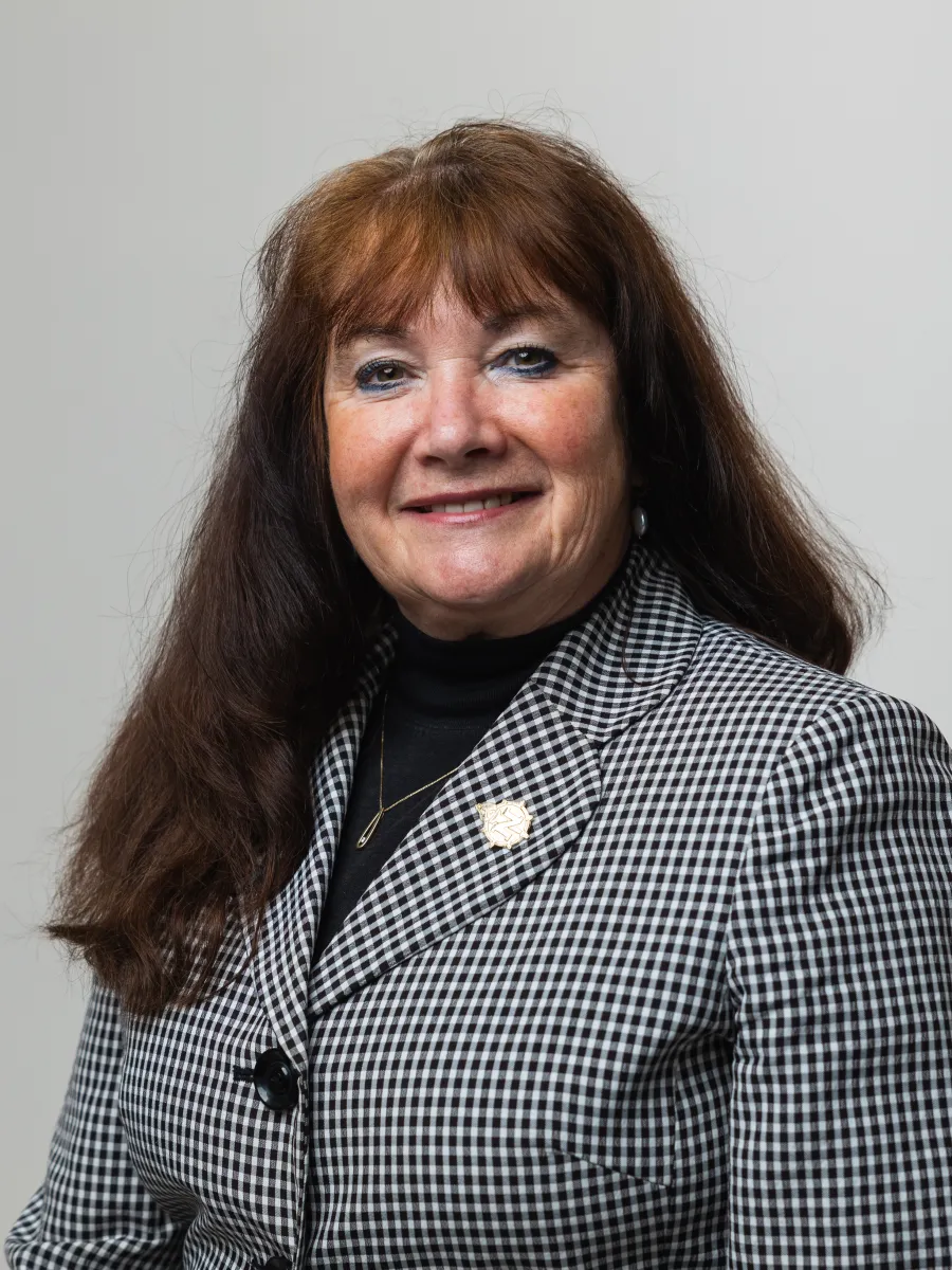 Dean Carol Johnson portrait on a white background