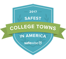 Safest College Towns Logo from SafeWise