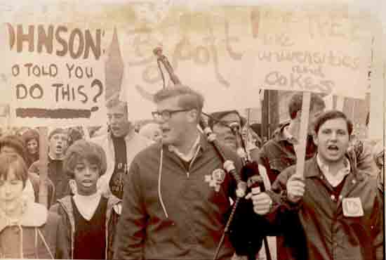 Student protests at NMU in the 60s