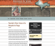 Recorded in Stone: Voices on the Marquette iron Range
