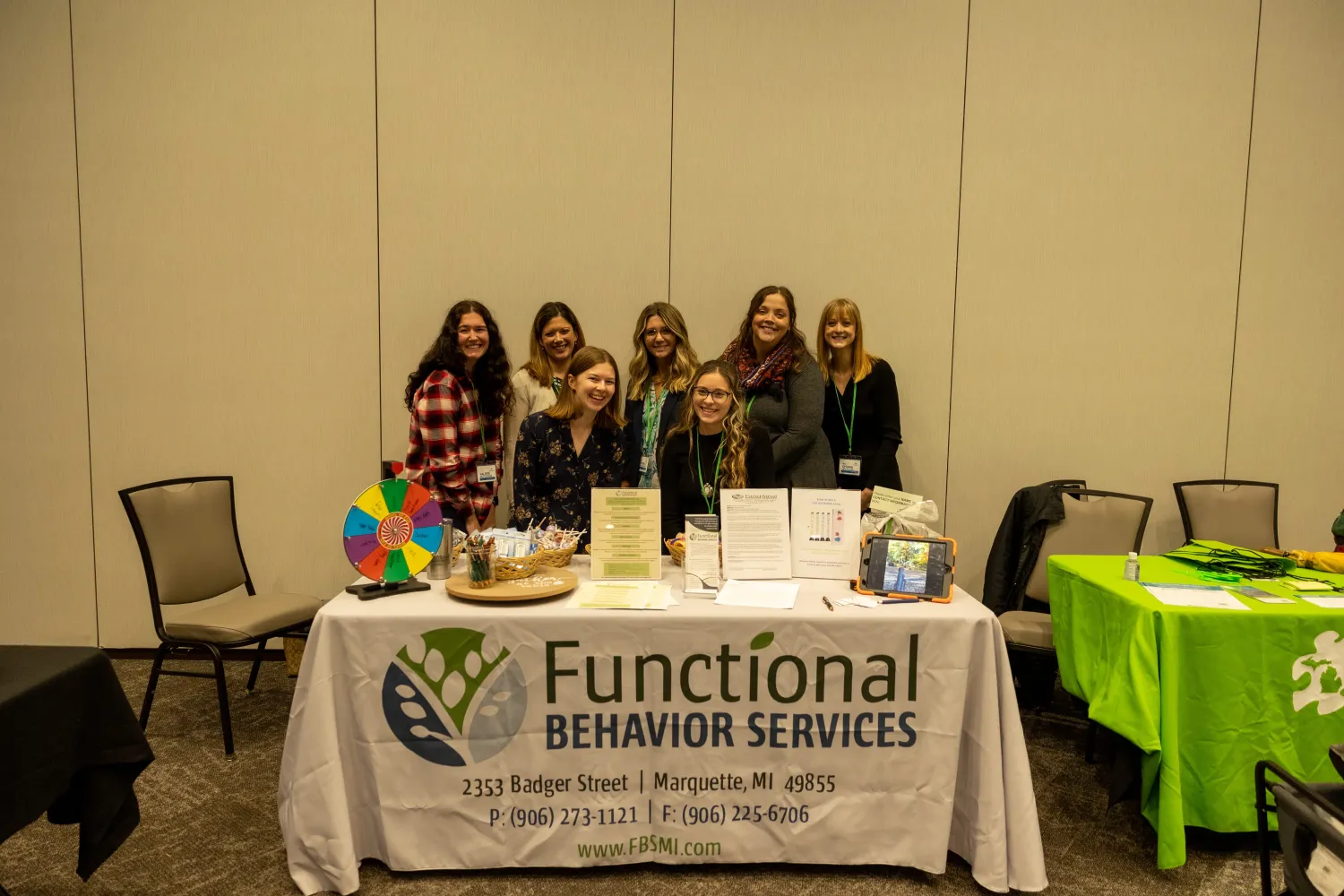 Functional Behavior Services Desk at UP ABA 2022 Conference. 