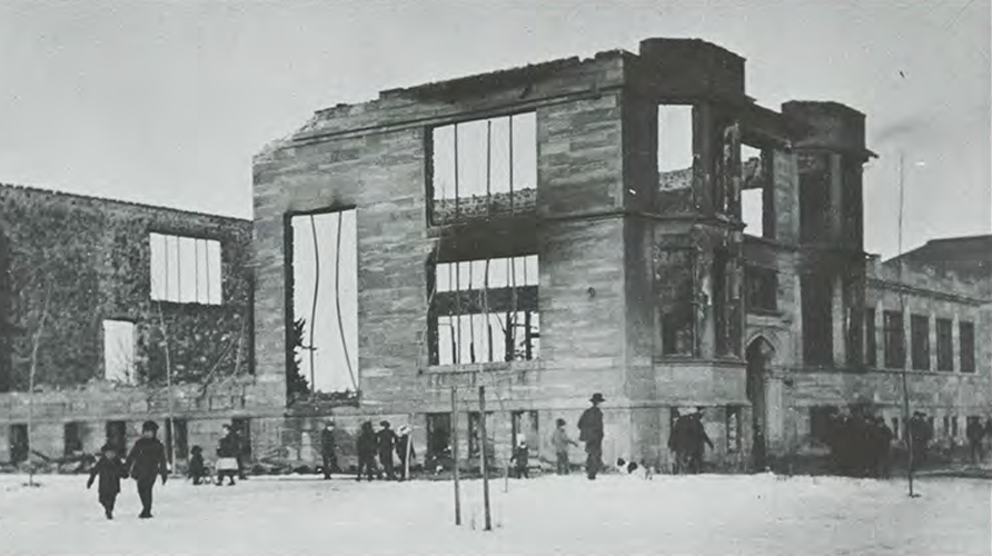South Hall fire aftermath