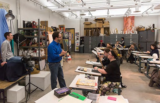 Art and Design classroom
