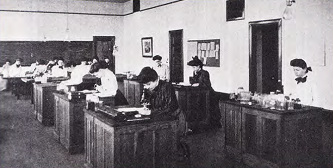 Peter White Hall of Science classroom