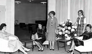 West Hall interior, 1964