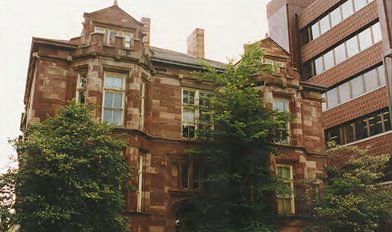 Longyear Hall in color