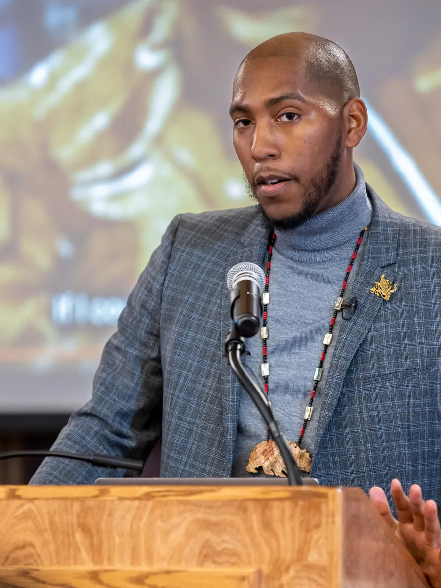 Kyle Mays presenting