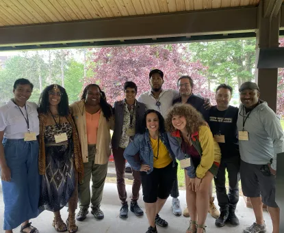 BIPOC Outdoors guests at seminar