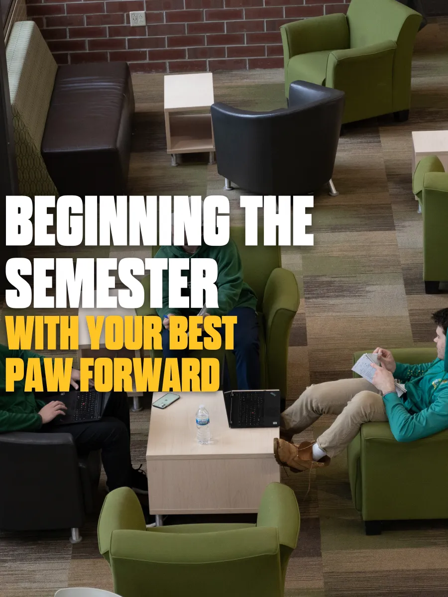 Beginning the Semester with Your Best Paw Forward