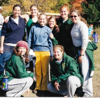 Amy and friends during her time at NMU