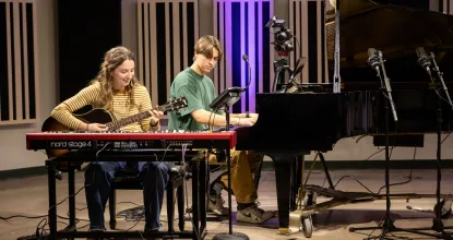 Picture of students playing instruments