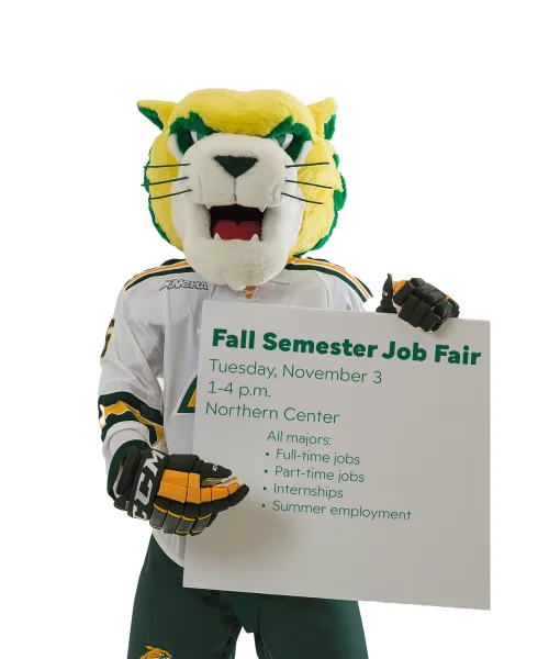 Fall Semester Job Fair - Tuesday, November 3, 1-4 p.m, Northern Center. All majors - full-time, part-time, internships & summer employment