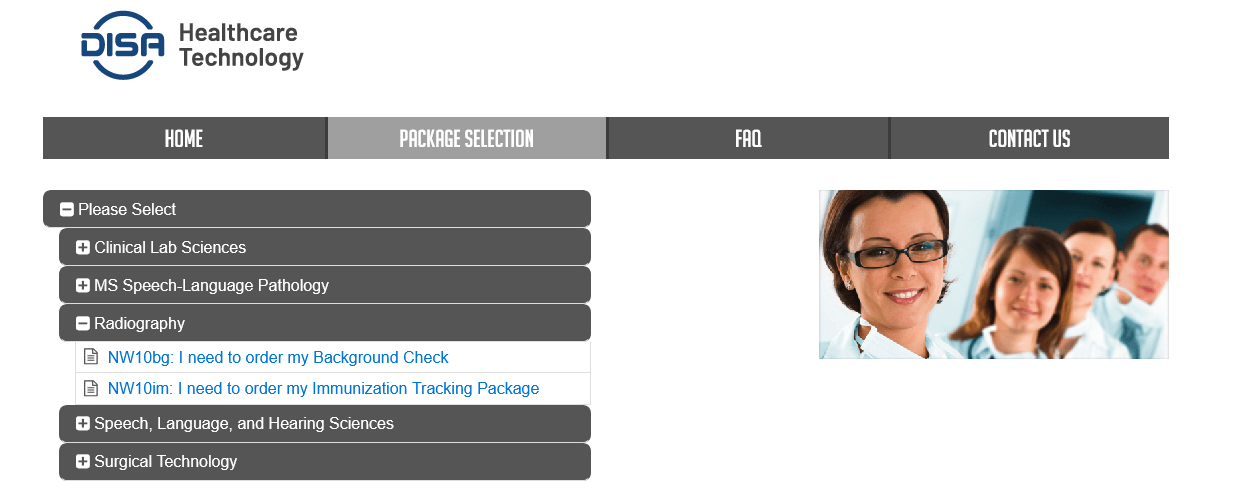 DISA Healthcare screenshot