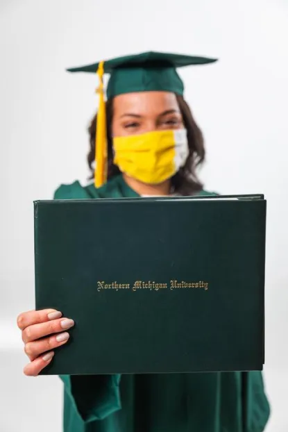 Graduate with Mask