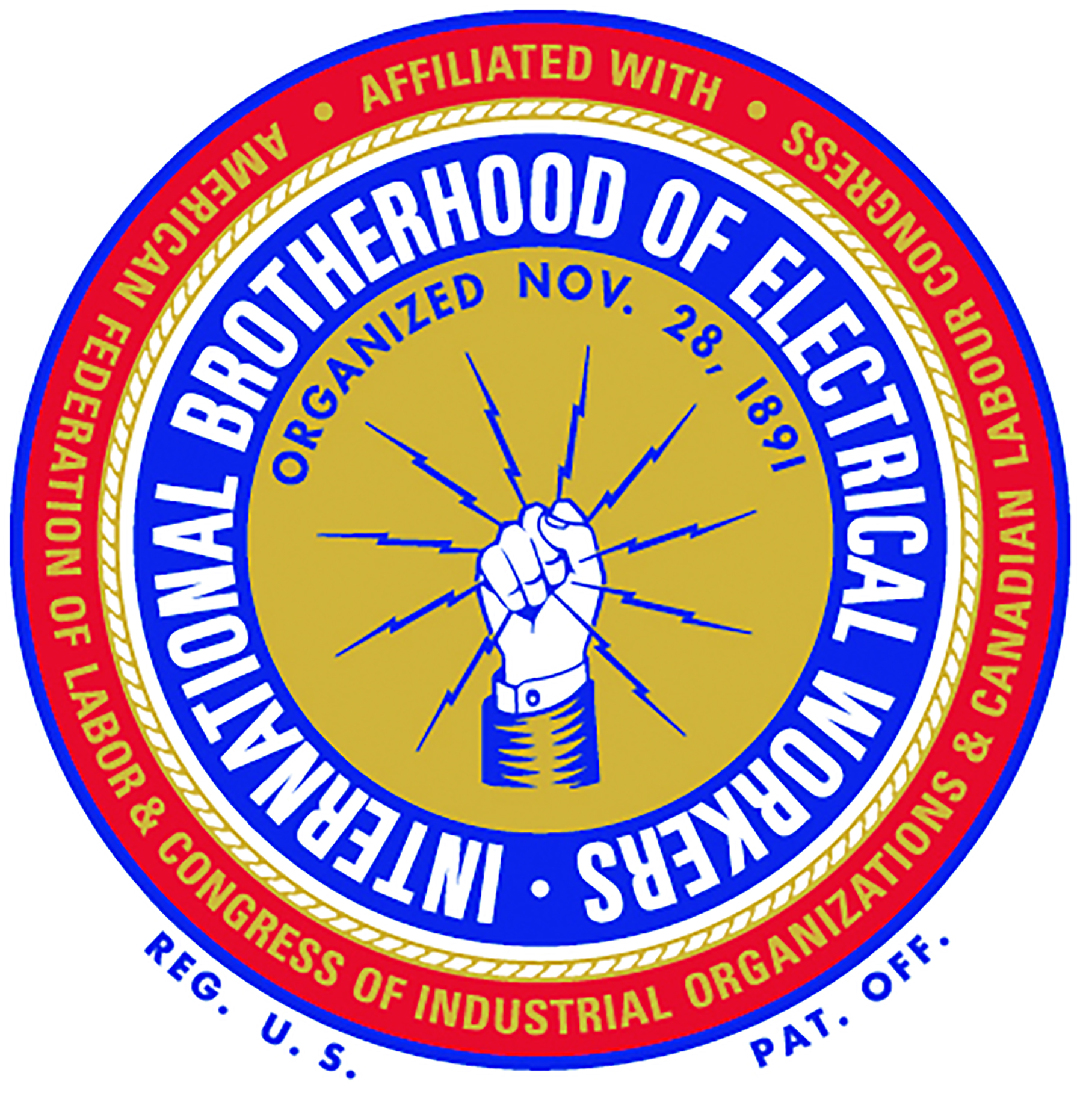 Brotherhood of Electrical Workers logo