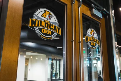 entrance to the wildcat den