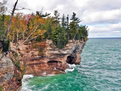 Cliff at Pictured Rocks
