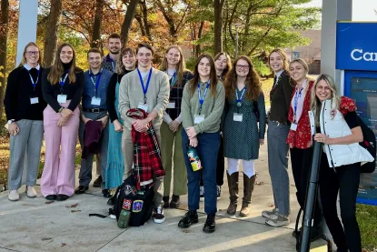 EEGS students attending the East Lakes Division of the AAG conference