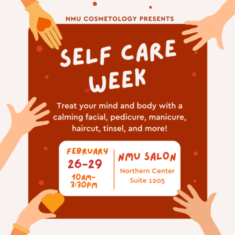 Self Care Week in the Cosmetology Salon offering donation-based services with proceeds benefitting local non-profit wellness organizations.
