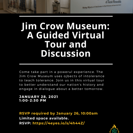 Jim Crow Museum: A guided virtual tour and discussion
