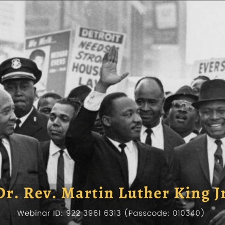 Dr Rev Martin Luther King Jr Day