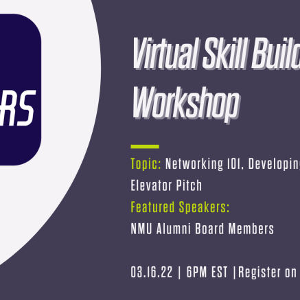 Virtual Skill Builder Workshop: Mar. 16