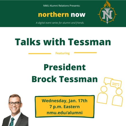 Northern Now: Talks with Tessman on January 17