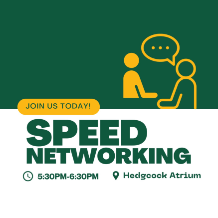 Speed Networking event poster
