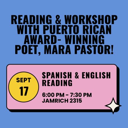 Spanish English Reading on 9-17 at 6:00 PM