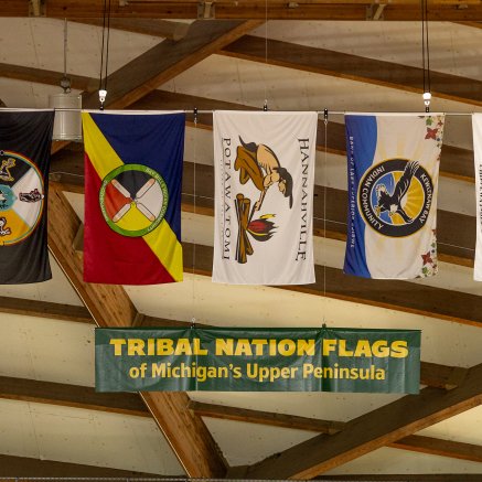 Tribal Flags in Dome