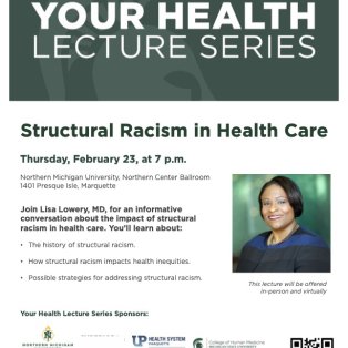 Flyer for the Your Health Lecture Series Event