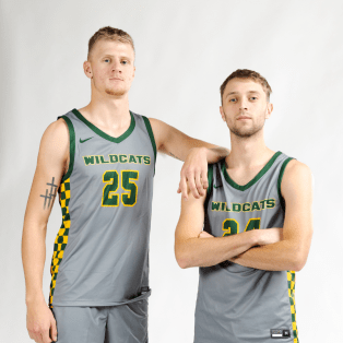 two male basketball players