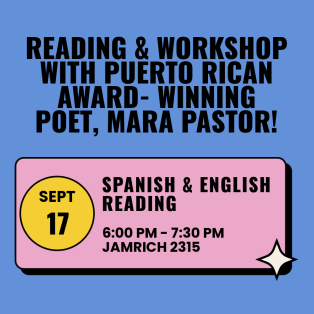 Spanish English Reading on 9-17 at 6:00 PM