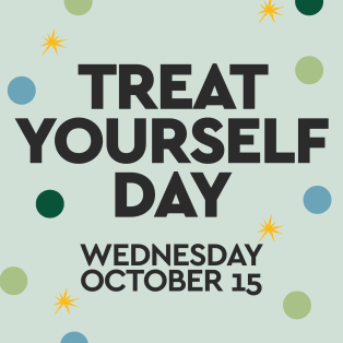 Treat Yourself Day event flyer