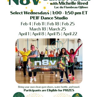 N8V Dance Fitness with Michelle Reed event poster. 
