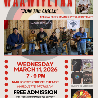 Waawiyeyaa Performance Poster 3/11/26 7-9pm