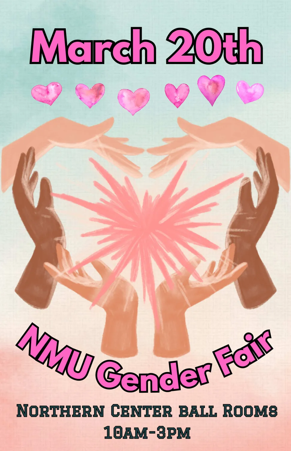 Hands in a heart shape