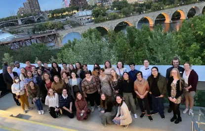 Group of Honors students at Minneapolis’s Guthrie Theater.