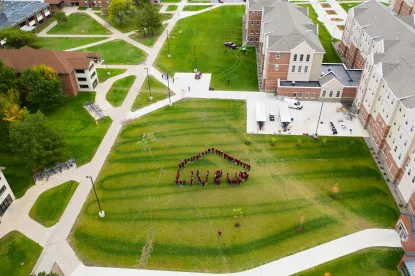 resident advisers spell out LiveUp