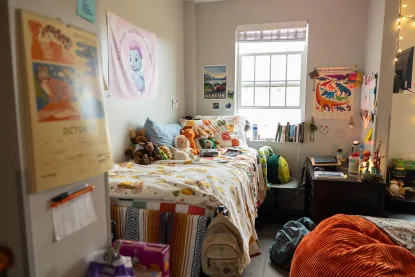 Decorated shared bedroom in The Woods