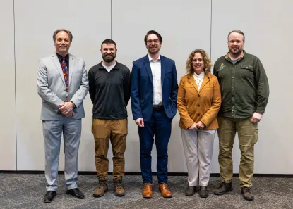 Innovation Team Award Winner: AI Wildcats. Names of all pictured listed below this photo.