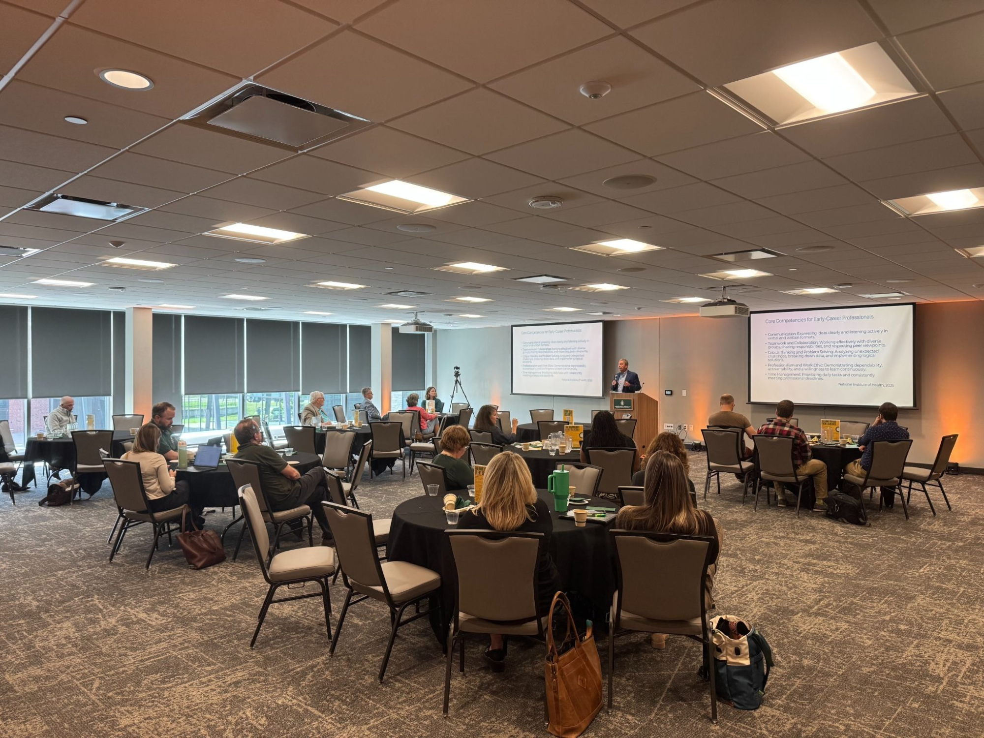 Guests gather at the Northern Center to learn from guest speakers.
