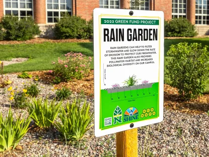 2022 Green Fund Project Rain Garden sign