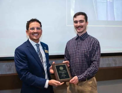 Alumni Jakob Lippert Awarded by NMU Board of Trustees