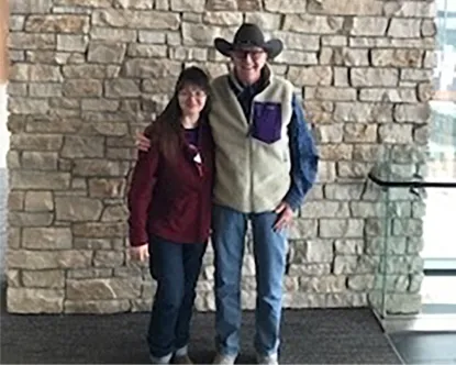 Photo of Professor Estelle and Robert Laughna
