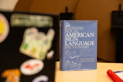 American Sign Language dictionary