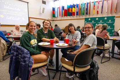 Photo of Deaf Studies students